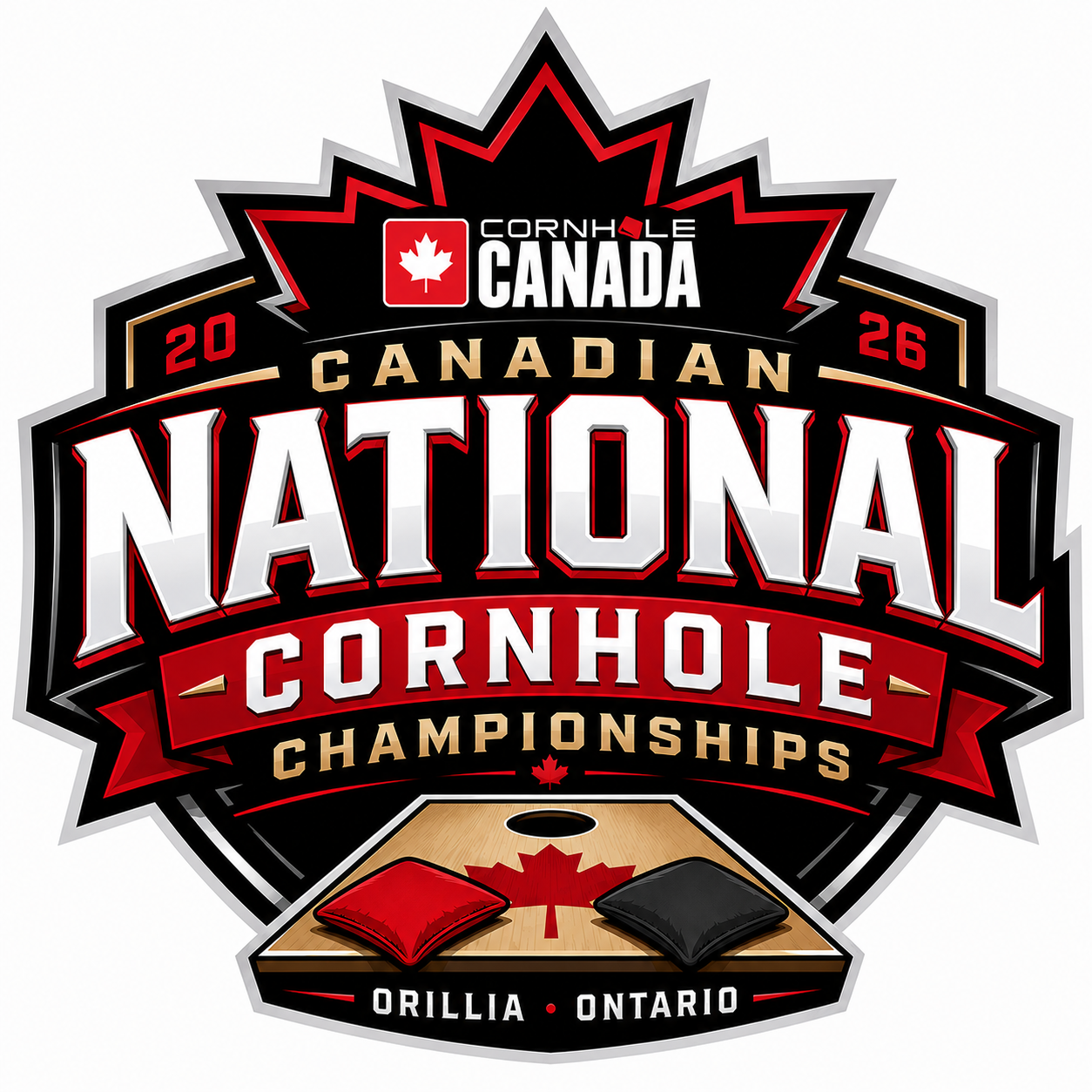2026 Canadian National Cornhole Championships crest